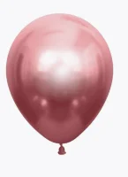 Шар латекс(1) (12''/30 см) Розовое золото (526), хром, 1 шт  - фото