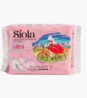 Прокладки гигиенические Super Dry 7шт NEW SIOLA Ultra, 38-27/3 Белый - фото