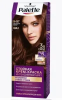 Крем-краска для волос ПАЛЕТТ Благородный каштан GK 4  - фото