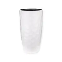 Кашпо МОЗАИКА  D340мм H 630мм 42л со вставкой  9л  Белый М 3410 (1) Белый - фото