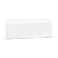 Полотенца бумажные V-сложения ЕВРОСТАНДАРТ 1-слойные, целлюлоза, белые 250шт, 22*24  Белый - фото