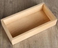 Подставка "Прямоугольник" из СОСНЫ, 25×13×5 см 4669005 Бежевый - фото