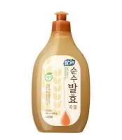 LION Средство для мытья посуды, овощей и фруктов "CHAMGREEN Pure Fermentation"  5 злаков, флакон, 480 мл  - фото