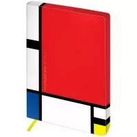 Ежедневник недатированная A5 кожзам Greenwich Line "Utility. Mondrian", 136 листов  - фото