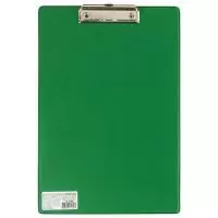 Доска-планшет BRAUBERG "Comfort" с верхним прижимом А4 Зеленый - фото