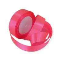 Лента тканная атласная 25мм*25Y Розовая, F014-25/05 Розовый - фото