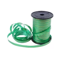 Лента с з/п (0,5см*250ярд) А0542 зеленый  - фото