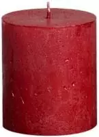 Свеча 80/68 Bolsius красная металлик Красный - фото