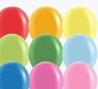 Шар латекс (1) (12''/30 см) Ассорти, пастель, 1/5 шт,  - фото