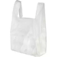 Майка-пакет 34*7*65 12мк 1/100 белая К, арт. RI-037 Белый - фото