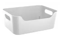 Корзинка 340*240*140 10л универсальная SCANDI (белый), арт. 433222716  - фото