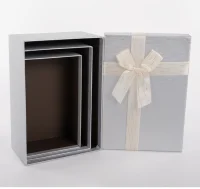 Коробка Чудесный подарок, Серебро, 7*17*8 см, 1 шт Серебро - фото