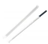 Трубочка бумажная черная в инд. упаковке 6*197мм 1/150 483 Черный - фото