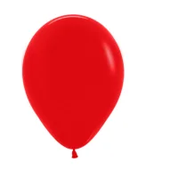 Шар латексный Sempertex (12''/30см) Красный (015), пастель 12шт. (1), Воздушные шары Красный - фото