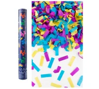 Пневмохлопушка (16/40 см), Собачки ШДМ, Прямоугольники тишью, Ассорти, 1 шт. Разноцветный - фото