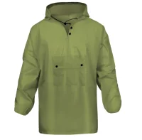 Дождевик «HOODY» EVA, зеленый, с чехлом, 100 мк, Komfi Зеленый - фото