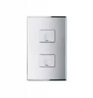 Розетка ТФ+CAT5 Parthenon Silver WRC 2525  - фото