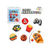 Набор джиббитсов для сабо «Мальчишкам нравится», 5 шт, 10104731 Разноцветный - фото