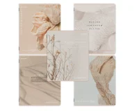 Тетрадь А5 48л. BRAUBERG скоба, клетка, SoftTouch, Пастельная (микс в спайке), 405330 Микс - фото