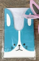 1/10 Пакет забавные зверюшки 13.5*22cm голубой уп Голубой - фото