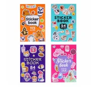 Альбом " Sticker book" Хоббихит 21х14см, картон, бумага, 4 дизайна, 287-388 (20) Разноцветный - фото