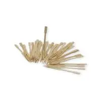 Вилка два зуба 90 мм 1/100 бамбук BV090 Вилка два зуба 90 мм 1/100 бамбук BV090 Бежевый - фото