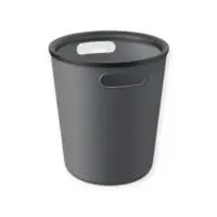 Корзина для мусора с прижимным кольцом 10л ambient Folk, графит, AFK014PPGR Графитовый - фото