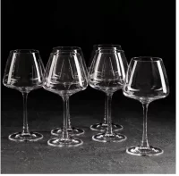 Рюмка для белого вина "CORVUS", 350 мл (набор 6шт), арт. 91L/1SC69/0/00000/350-664 Прозрачный - фото