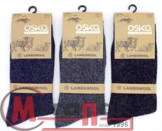 Носки мужские OSKO шерсть ламы, арт. B26-15 Микс - фото