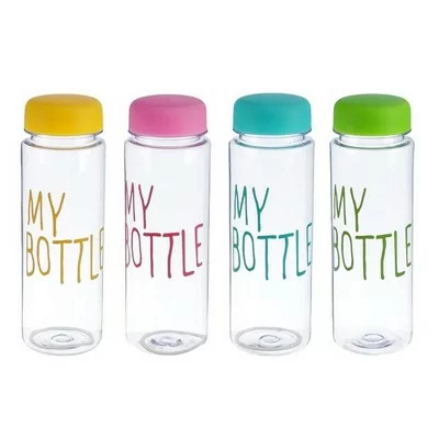 Бутылка для воды "My bottle" с винтовой крышкой и чехлом, 500 мл  - фото
