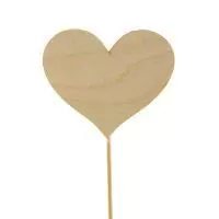 Топпер-фигура Сердце 9см, Т031  - фото