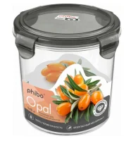 Контейнер для продуктов OPAL (Тритан) круглый 1,15л (черный) (12) 433147113 Черный - фото