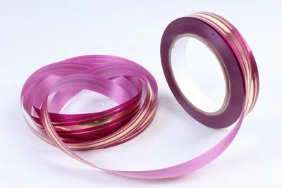 Лента с з/п (2см*50ярд) широкая з/п (класика) L216 вишневый  - фото