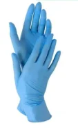 Перчатки из фиол/син.нитрила б/прис. L (100шт) ндс 20% Фиолетовый - фото