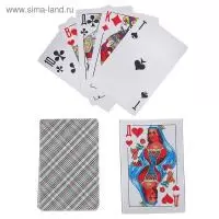 Карты игральные бумажные "Дама", 36 шт., 8,7×5,7см 1344497 (120) Белый - фото