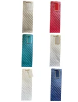 Пакет подарочный бумажный с ручками 12*35*10, арт. L1989 Люкс под бутылку Микс - фото