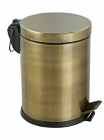 Ведро для мусора 5л Античное из коррозийно стойкой стали 951A  - фото