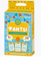 Игра настольная "Фанты" На свежем воздухе, 04342  - фото