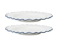 Набор тарелок Santorini, Ø21 см, 2 шт, арт. LJ0000194 Белый - фото