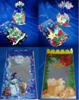 Пакет п/п  25*40  "Новый год" 1/100  - фото