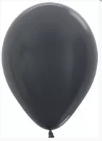 Шар латексный Sempertex (12''/30см) Графит (578), металлик, 1шт. (1), Воздушные шары Графитовый - фото