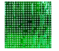 Занавес Мозаика, Зеленый, Металлик, 100*200 см, 1 шт. Зеленый - фото