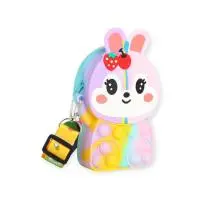 Сумка детская Pop It «Кролик», цвет разноцветный, 10481794 Разноцветный - фото