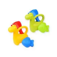 Песочный набор "Жирафик" (лейка, грабельки, формочка) в сетке, 8295-85A Разноцветный - фото