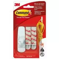 Крючок с системой крепления COMMAND, легкоудаляемый, средний, 1шт  - фото