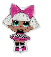 Шар (13''/33 см) Мини-фигура, Кукла ЛОЛ (LOL), Роскошная Дива, 1 шт.  - фото