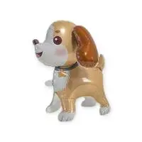 Шар фольга 3D (26"/66см) 1208-0912 К ФИГУРА AIR Собака Щенок 1 шт (надув воздухом) Коричневый - фото