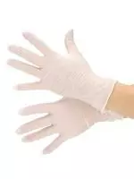 Перчатки латексные "Идеал/Сантекс" размер M, 100 шт Белый - фото