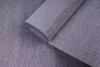 Бумага гофрированая 50см*2,5м 180гр серый Италия, арт. CR180/605  - фото