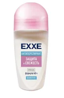 Женский дезодорант антиперспирант EXXE Sensitive Защита и свежесть, 50 мл (ролик) С0007330  - фото
